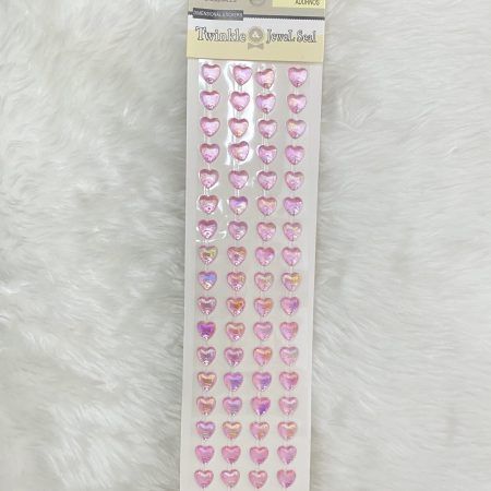 Sticker de cabello Corazón x 4