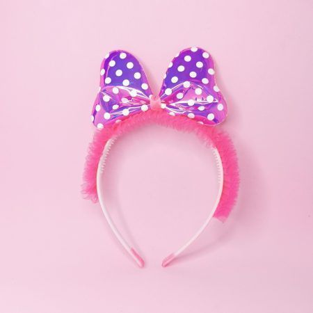 Diadema moño minnie de puntos