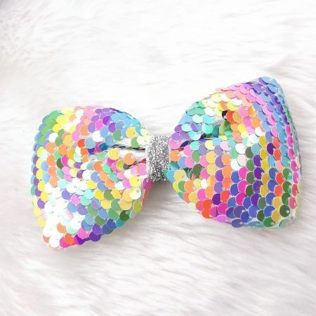 Moño de lentejuela grande